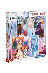 CLEMENTONI Disney Frozen Iı 2'li Lisanslı Kutulu Puzzle/yapboz 2x20'parça