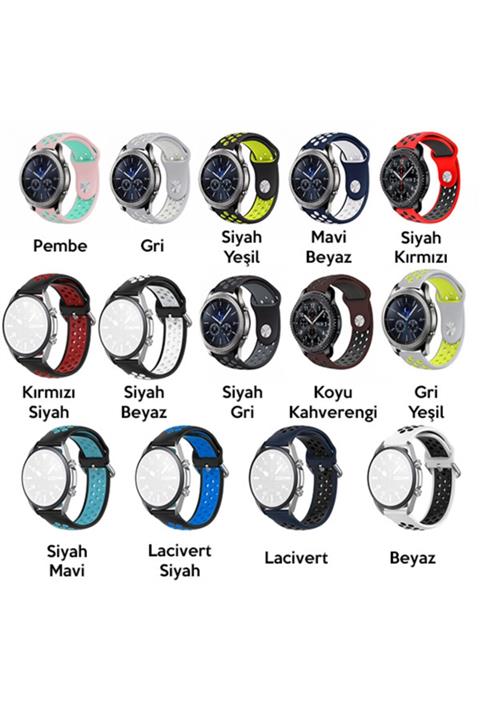 Ally Mobile 22mm Gear S3 Watch 4 -gt2 Gt2e 46mm Kayış Kordon Watch 3 45mm