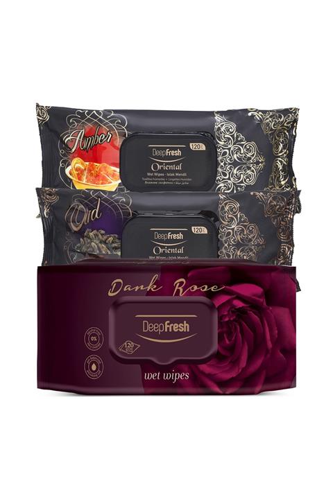 Deep Fresh Oriental Islak Mendil Karma 3 x 120 Yaprak