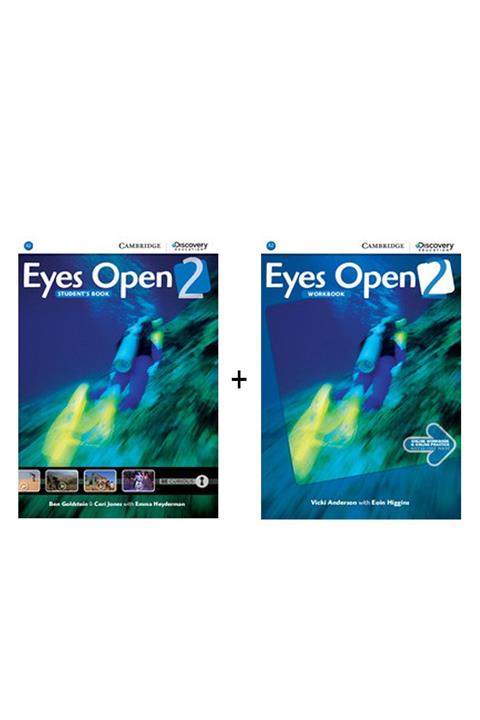 Cambridge University Press Eyes Open 2 A2 Student's Book + Workbook Ikili Set