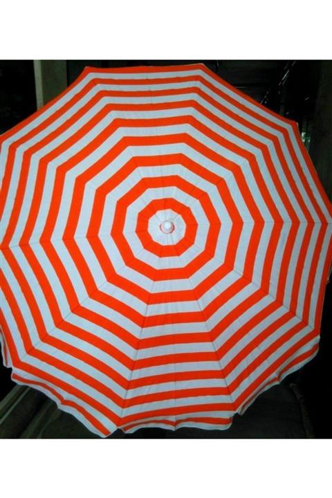 OEM 2 Mt Kalın Gabardin Kumaş Eğilebilir Plaj Şemsiyesi Bidon Dahil