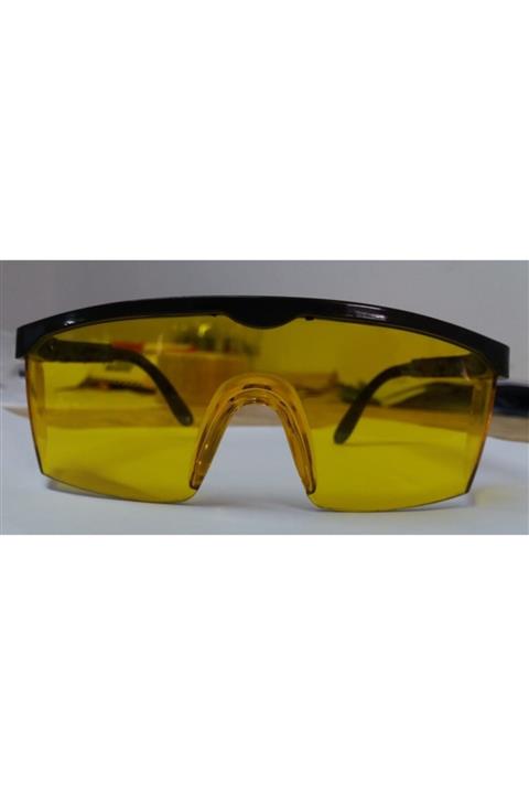 Aden Concept Korumalı Laboratuvar Gözlüğü Sarı