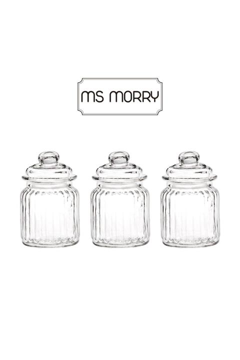 Perotti Ms Morry 2 No 3'lü Cam Kavanoz 500 Cc