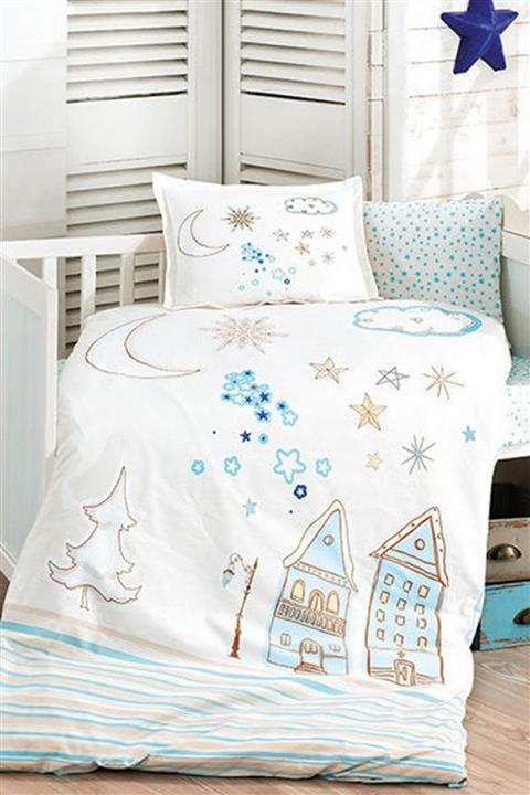 Özdilek Stella Mavi Bebek Nevresim Takımı