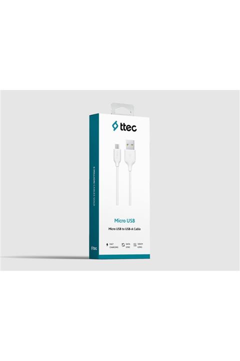 Ttec 2a Micro Beyaz Usb Kablosu 120 Cm 2dk7530