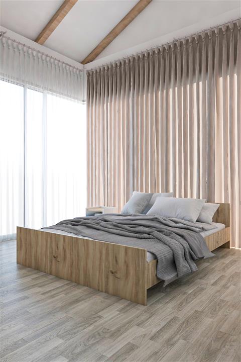 Boareal Kaira Çift Kişilik Karyola Kaju Meşe