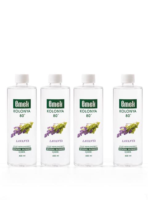 Emek Gliserinli Kolonya Lavanta 400 Ml - 3 Alana 1 Bedava