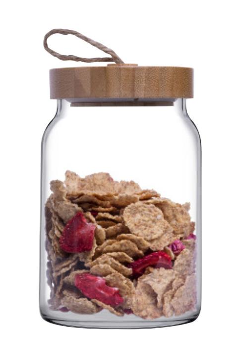 Paşabahçe Woody Bambu Kapaklı Kavanoz 860Cc