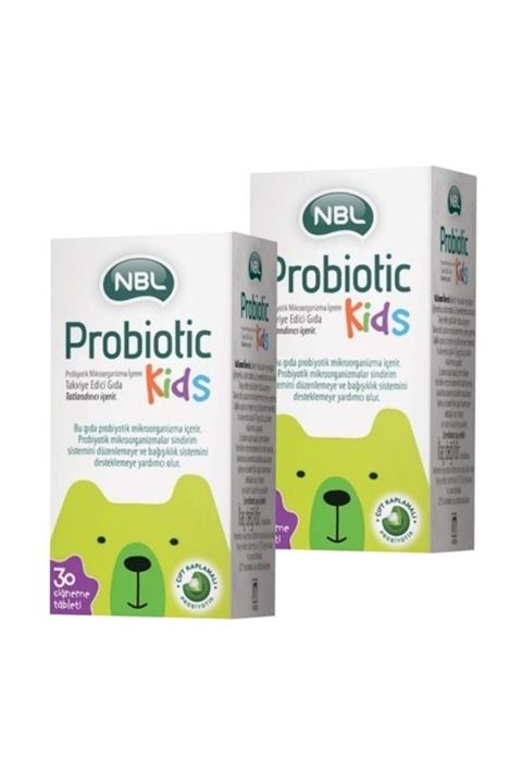NBL Probiotic Kids 30 Çiğneme Tableti X 2 Adet