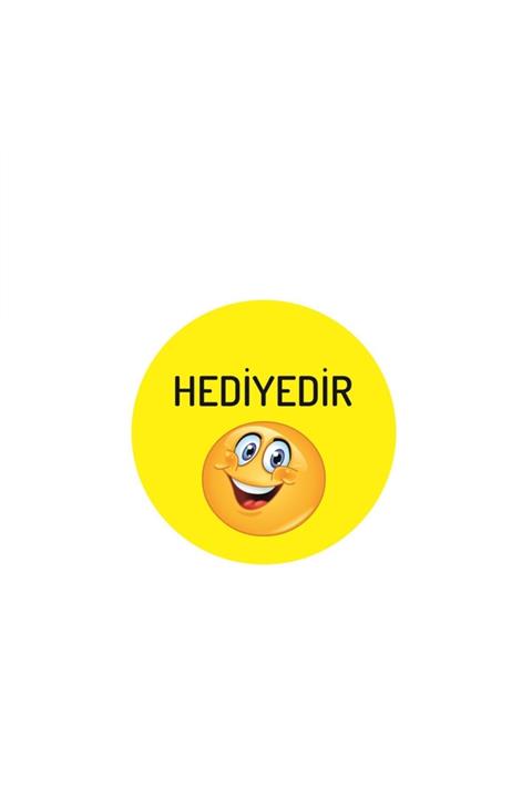 Etiket Sanati Hediyedir Etiketi Kendinden Yapışkanlı Sticker 1 Paket 500 Adet