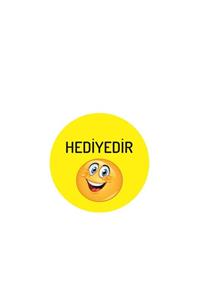 Etiket Sanati Hediyedir Etiketi Kendinden Yapışkanlı Sticker 1 Paket 500 Adet