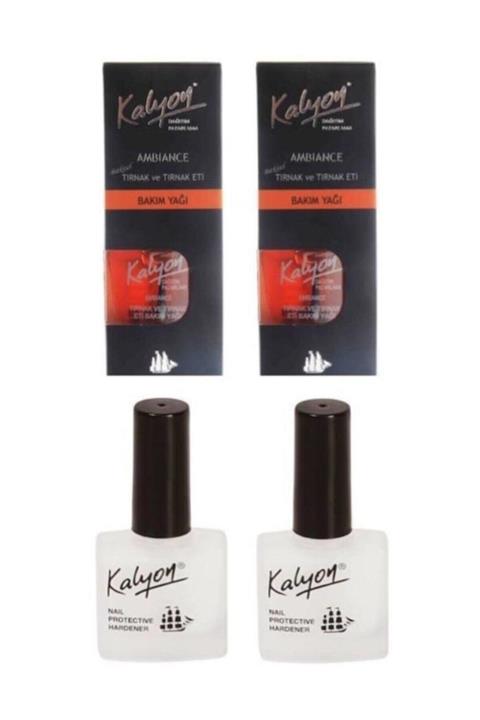 Kalyon Tırnak Sertleştirici + Tırnak Bakım Yağı 4'lü Set Ck01185-4