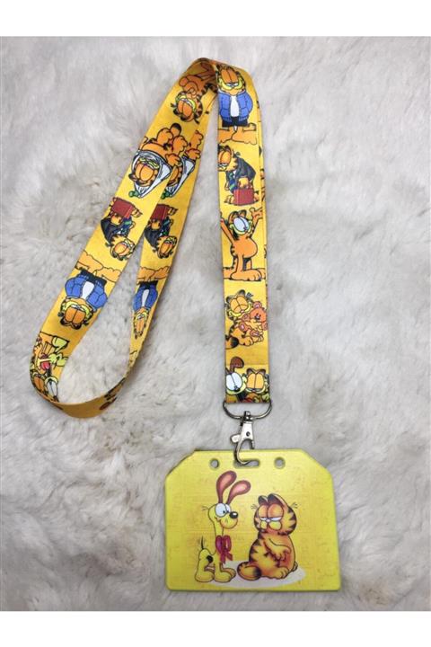 Hediyebum Garfield Boyun Askısı Ve Kartlık