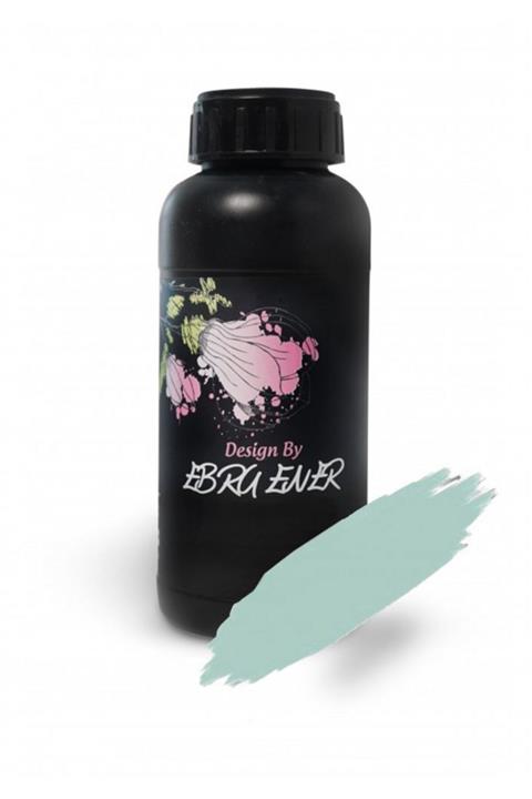 Ebru Ener Yarımat Vernikli Zemin Boyası 250 Ml Gökmavi