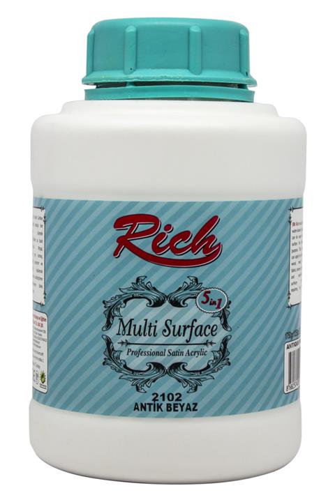Rich Multi Surface Akrilik Boya 2102 Antik Beyaz 1250 Cc
