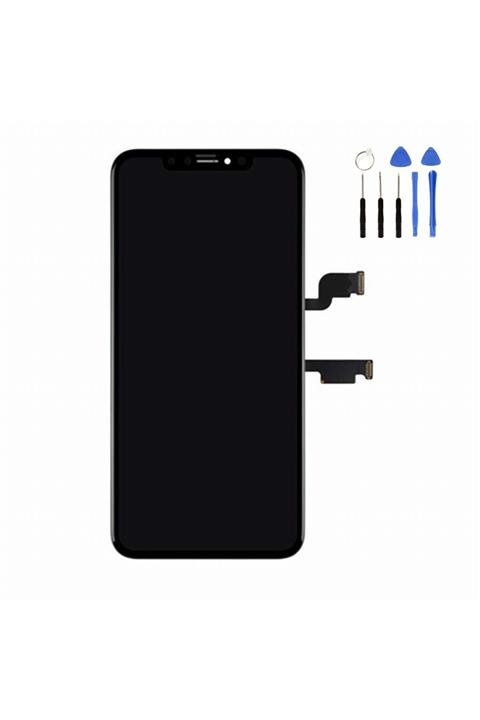 Tk Tech Iphone Xs Max Lcd Ekran Dokunmatik Beyaz Tamir Seti Yanında !!!