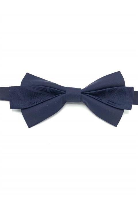 Tr10 Fashion Çizgili Desenli Küçük Mikro Papyon