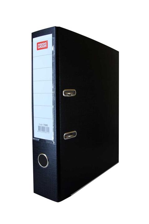 Cassa Plastik Klasör Geniş A4 Siyah
