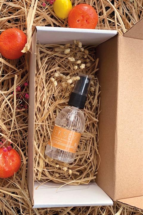 Eksero Kozmetik Eksero Özel Kraft Kutulu (50ML) 80° Bodrum Mandalina Kolonyası
