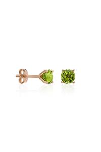 Karum Jewel Peridot Taşlı Altın Küpe