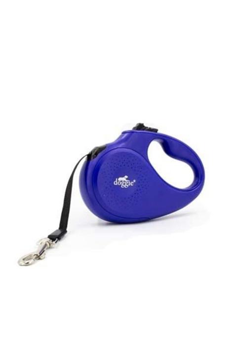 Doggie Mavi Master Seri Otomatik Makaralı Köpek Gezdirme 25 kg / 5 m