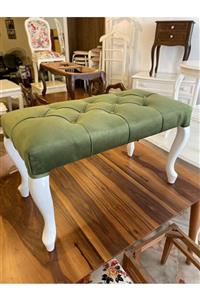 masifahsap Lükens Ayak Bench/puf Kapitoneli 80 Cm (akyüz Mobilya)