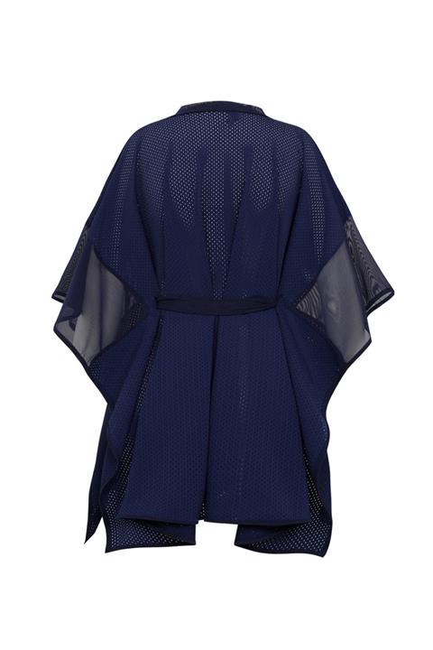 La Dolce Passione Dolce Mare Lacivert File Kumaş Kimono