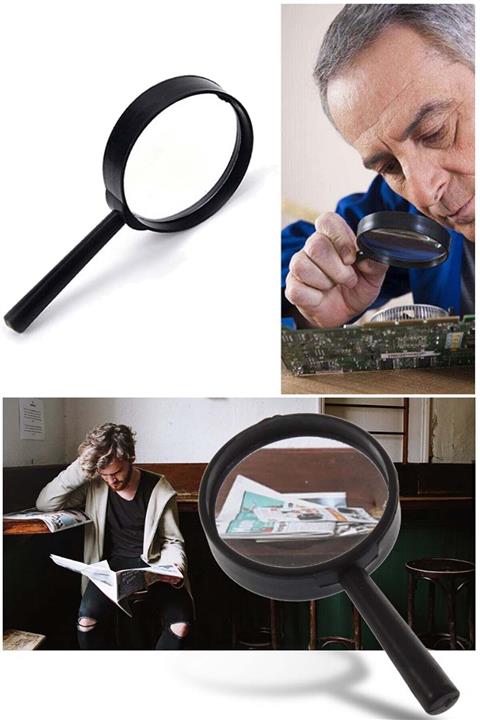 Binbirreyon Büyüteç 100mm Klasik Büyüteç Kaliteli 1 Adet VE006