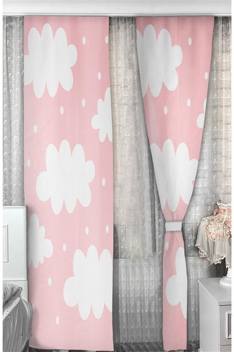 Bebişim Halı Bulutlu 2276 140x260 Çocuk Odası Fon Perde