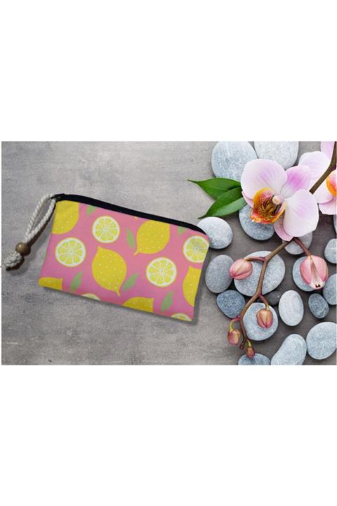 NADDA Makyaj Çantası, Cüzdan - Limon