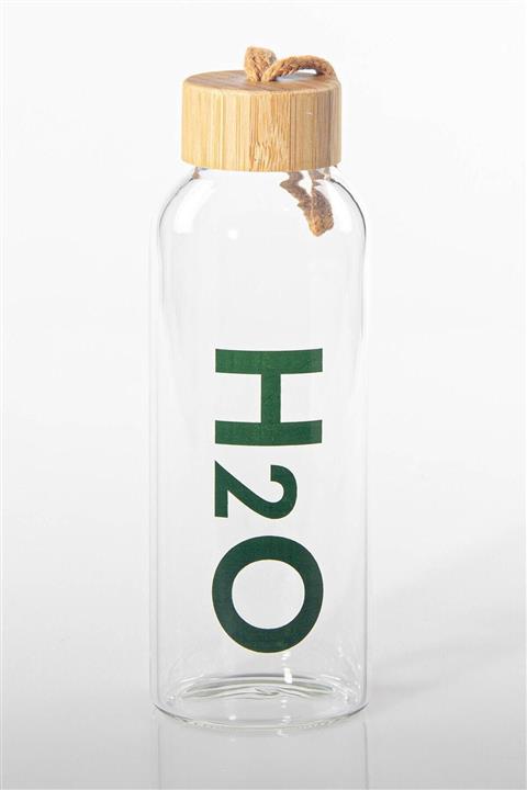 ÇILGIN Borosilikat Cam H2o Matara