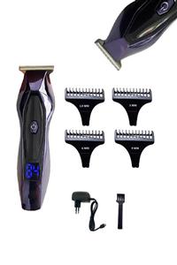 Mkey Yeni Nesil Kuaför Tipi Profesyonel Şarjlı Saç Sakal Kesme Tıraş Makinesi Erkek Tıraş Makinesi