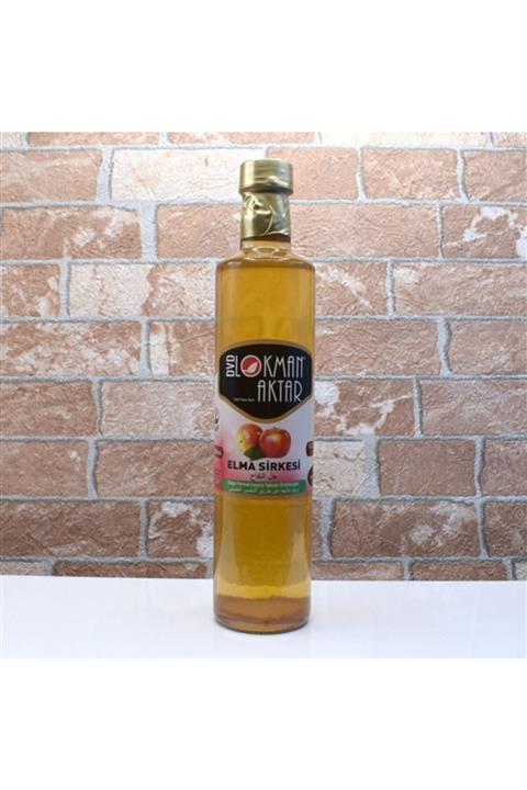 Lokman Aktar 2 Adet Doğal Elma Si rkesi  Doğal Katkisiz 500 Ml Apple Vinegar