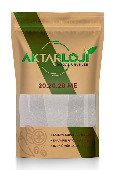 aktarloji 10 kg Damlama Sulama Gübresi 20 20 20 Me + Azot Fosfor Potasyum Me Yaprak Toz Gübre