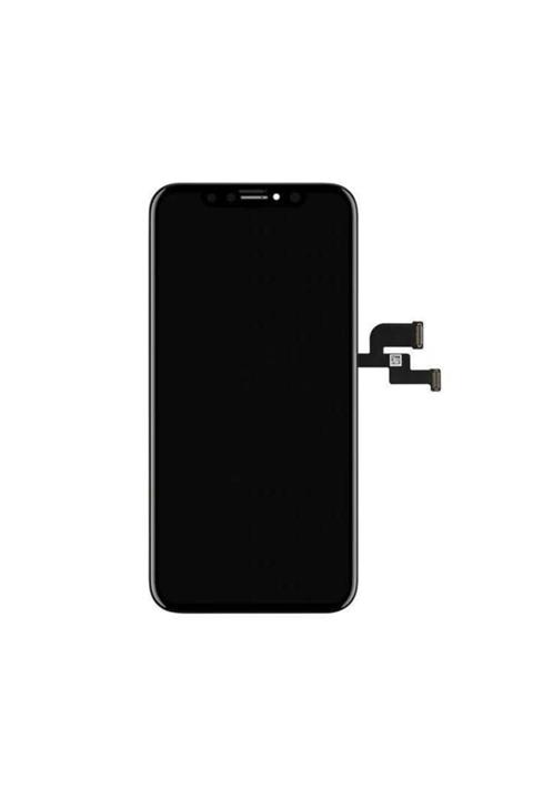 EkranBurada Iphone Xs Max Lcd Aaa Uyumlu Kalite Ekran Siyah - Black