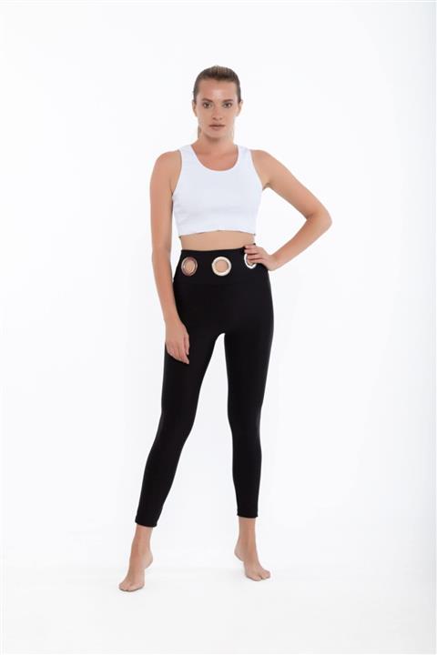 ESMERALDA'S LEGGINGS Kadın Sandra Siyah Tayt