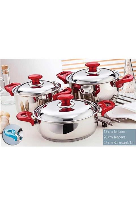 gülsan Mikro 3 Lü Bakalit Set Çelik