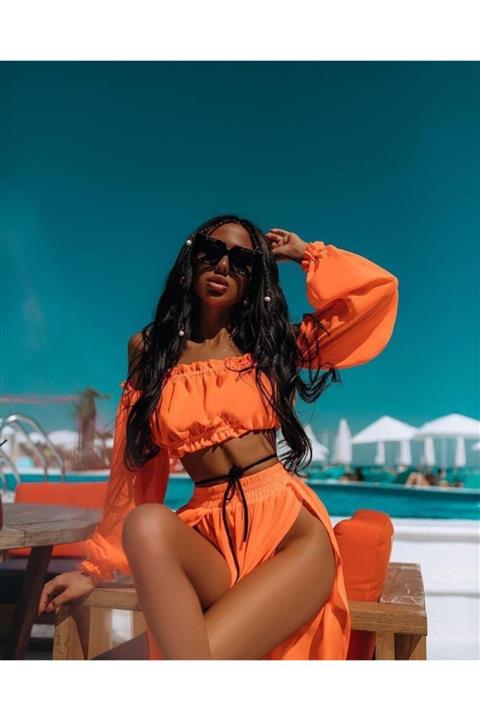 fetih moda evi Plaj Elbisesi