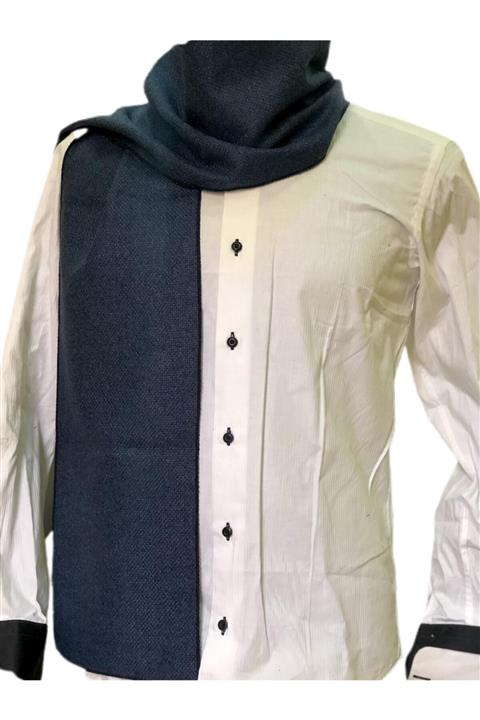 Katusa Lacivert Kaşe Kaşkol