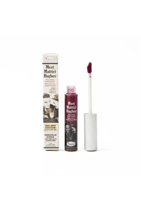 the balm Meet Matte Hughes Fırçalı Likit Ruj