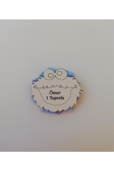 eysa lazer kesim ve tasarım Ahşap Sevimli Canavar Magnet 25 Adet