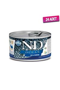 N&D 24 Adet - Ocean Morina Balıklı Ve Balkabaklı Köpek Konservesi 140 gr