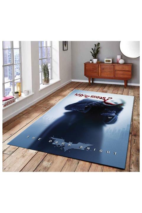 KİPARİS Joker Desenli Kaymaz Taban Genç Odası Halısı