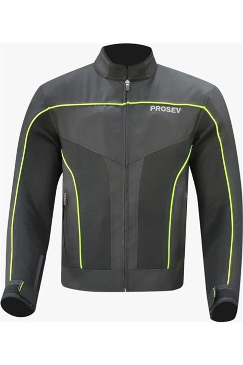 Prosev Roadicon Fileli Yazlık Motosiklet Montu Sarı