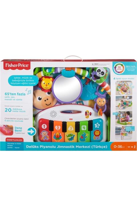 FISHER PRICE Oyuncak Delüks Piyanolu Jimnastik Merkezi Oyun Halısı Fwt16