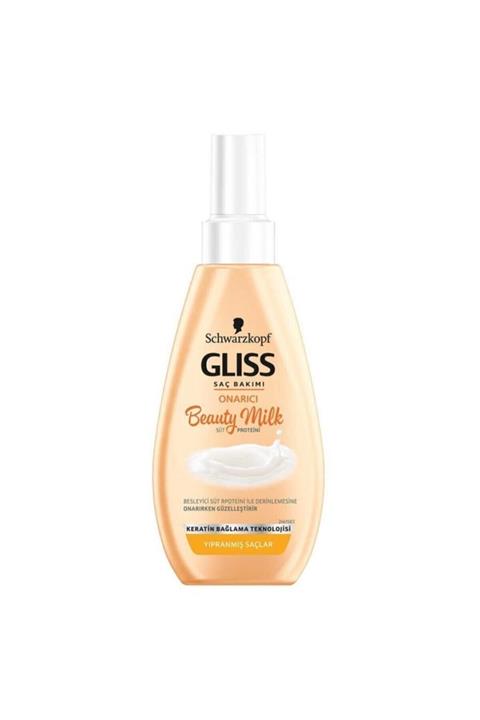 Schwarzkopf Gliss Yıpranmış Saçlar Için Saç Bakımı Onarıcı Beauty Milk Süt Proteini 150 Ml