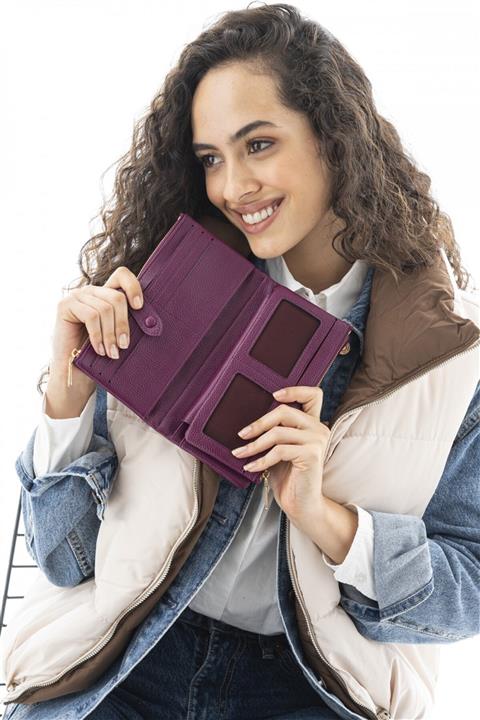 Matthew Cox Matthewcox Kadın Cüzdanı Czd3208 Mürdüm