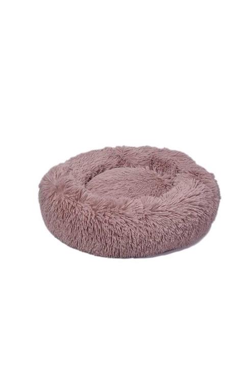 Dubex Ponchik Peluş Kedi Ve Küçük Irk Köpek Yatağı 50x9cm Pembe Small
