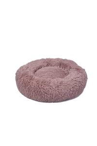 Dubex Ponchik Peluş Kedi Ve Küçük Irk Köpek Yatağı 50x9cm Pembe Small