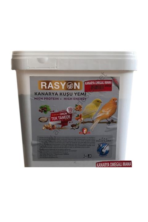 RASYON Omegalı Hıgh Protein + Hıgh Energy Kanarya Kuşu Yemi 5  kg